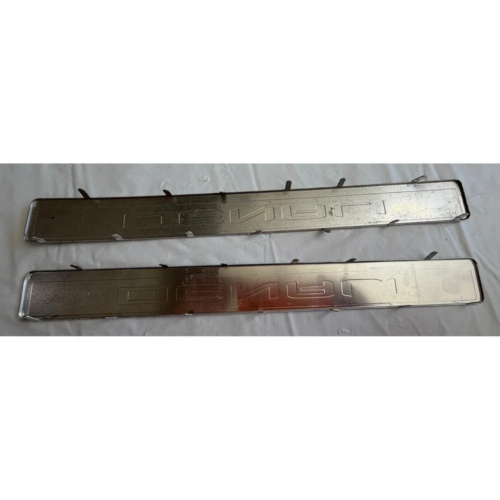 GMC Denali Door Sill Plates Chrome Trim‎ Set of 2 OEM Replacement D045